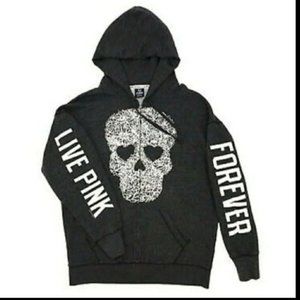 RARE victoria secret skull hoodie